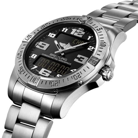 breitling professional aerospace evo titanium men& 39|breitling chronospace evo.